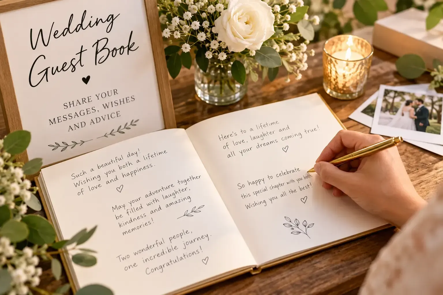 What to Write in a Wedding Guest Book: 60+ Message Ideas