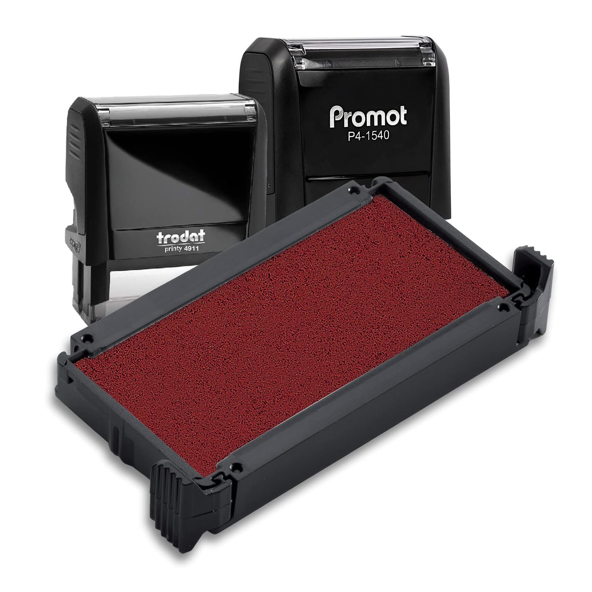 Promot P4-1540, Trodat 4911 Replacement Ink Pad - Red
